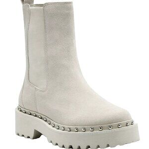Vince Camuto - Womens Meendey Chelsea Bootie Boot - Milky White - 6.5 - Worn 1 X